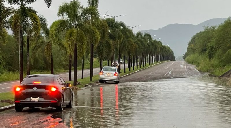 inundación en Punta de Mita a Litibú