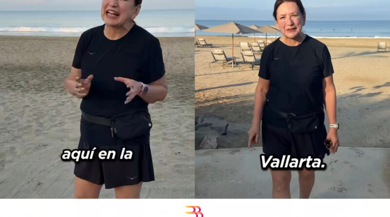 Xochitl Gálvez menciona geográficamente a Puerto Vallarta estando en Riviera Nayarit