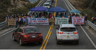 MANIFESTANTES no tuvieron acuerdo y advierten con bloquear autopista y carretera 200