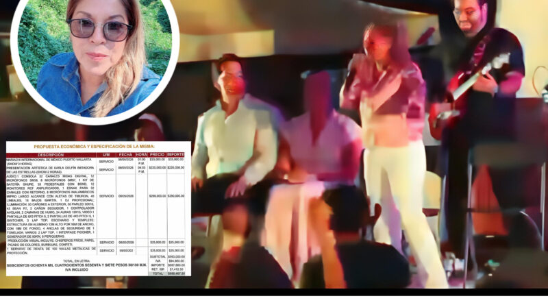 Regidora PETISTA Isabel Delgado, en la polémica por costoso show donde cantó a costa del erario
