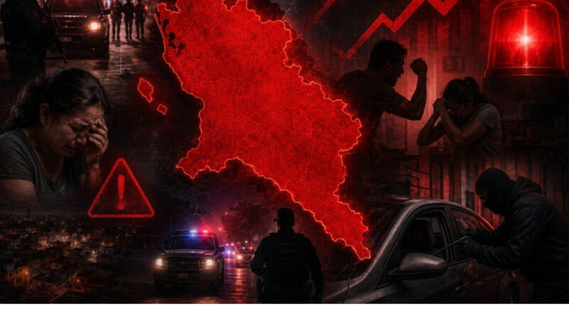 CRECEN delitos de violencia en todo Nayarit con cifras en índice